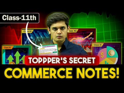 How to Study Commerce for Class 11th🔥| Toppers Secret Hack to Score 95%| Prashant Kirad