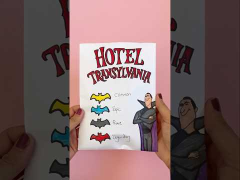 Hotel Transylvania blind bag! #blindbag #papercraft #diy #blindbagopening #diycrafts #papersquishy