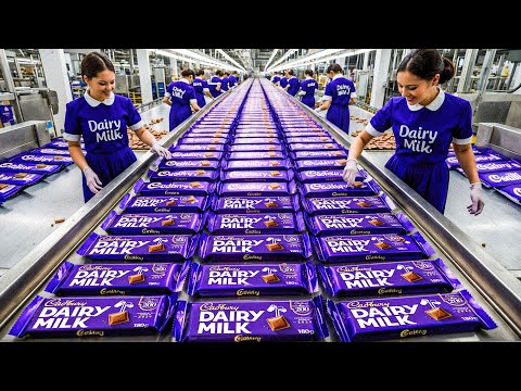 How Cadbury Is Made in a Mega Factory With Modern Food Processing Technology | Chocolate Factory