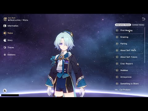 MISHA ALL VOICE LINES (ENGLISH)