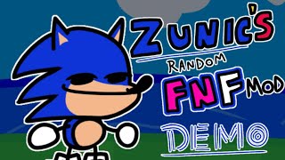 Zunic's Random FNF Mod (DEMO) | Official Gameplay