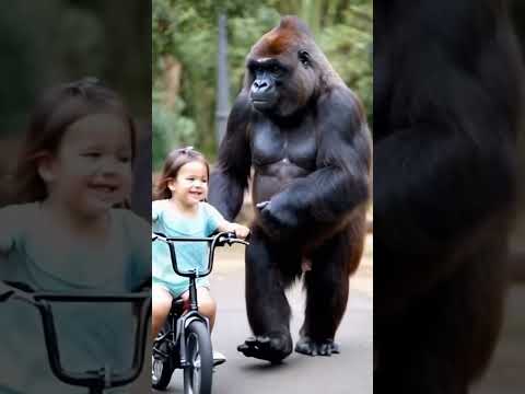 #animals #gorilla #monkey #cute #pets #baby #funnyanimls #automobile