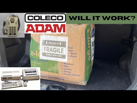 Coleco Adam Computer Ebay Unboxing And Test