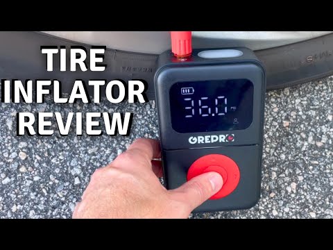 Tire Inflator, Power Bank, Light Combo. Grepro Air Compressor Review