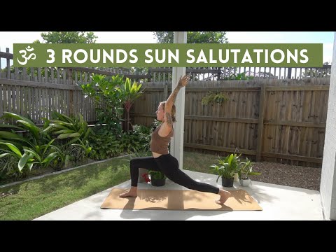 15 Minute Morning Sun Salutations // Surya Namaskar