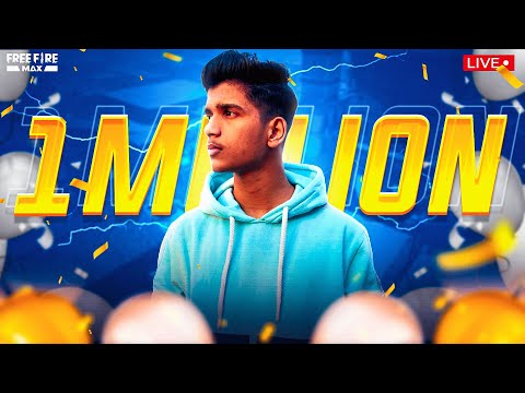 🥳FINALLY "1 MILLION" SUBSCRIBERS🔴CELEBRATIONS🎂| GIVEAWAY🎁| FREE FIRE IN TELUGU #dfg #freefire