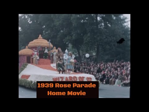 1939 HOME MOVIE   GOLDEN GATE INTERNATIONAL EXPOSITION   TOURNAMENT OF ROSES PARADE  GG10735