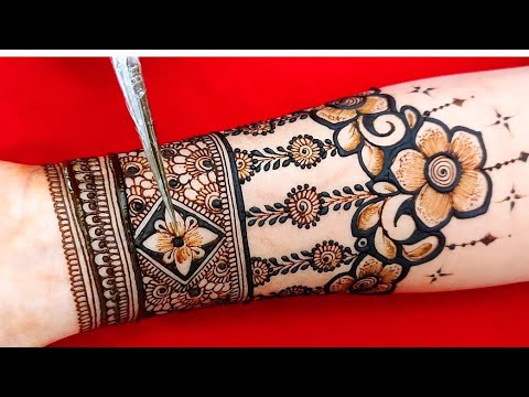 Eid special Beautiful Fronthand Mehndi Design |New Mehndi design for beginners||simple mehndi design