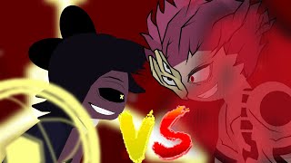 Cyn/Absolute Solver Vs Ryomen Sukuna (Murder Drones Vs Jujutsu kaisen) Stick Nodes Animation