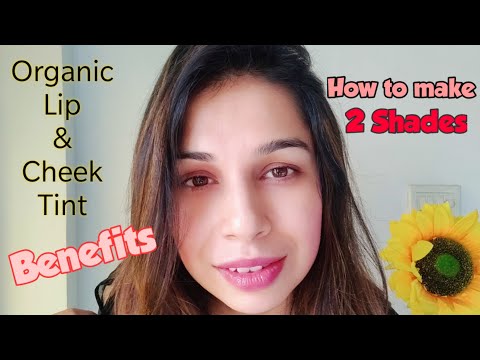 Benefits of Organic & Natural Lip & Cheek Tint | Aegte Official Lip & Cheek Tint | Natural Look