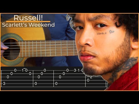 Scarlett's Weekend - Russell! (Simple Guitar tab)