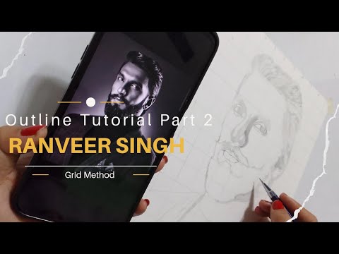 How to draw Ranveer Singh Step by step| outline Tutorial | Part 2