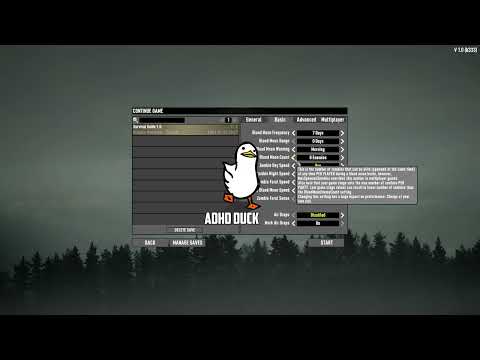 My Settings for The 1.0 Survival Guide - 7 Days to Die [Episode 0]