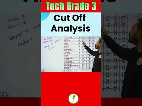 RBB Technician Grade 3 2024 Cut Off Analysis! 90000+ बच्चों के Data के साथ!