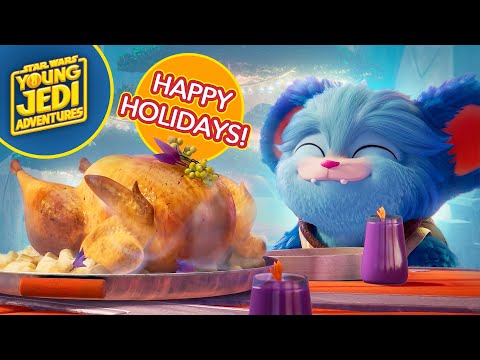 Holiday Fun | Compilation | Star Wars: Young Jedi Adventures | @StarWarsKids x @disneyjr