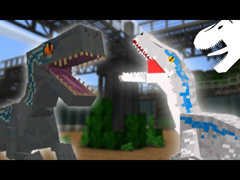 The New Blue!! - Raptor Battles - Jurassic World Minecraft DLC