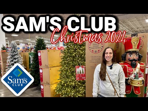 NEW SAM'S CLUB CHRISTMAS DECOR  2024 | Christmas Decor 2024 | Sam's Club Shop with Me Christmas 2024