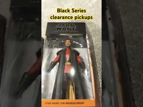 Star Wars Black Series Clearance! #starwars #disney #starwarsfan #blackseries #hasbro #actionfigures