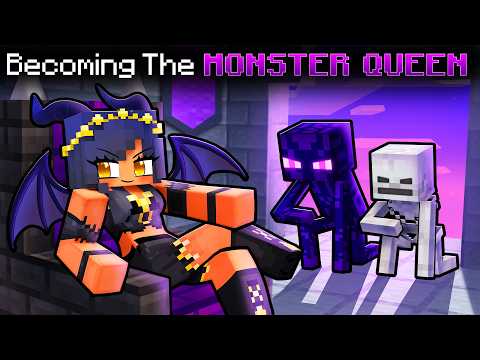 Becoming the MONSTER QUEEN in Minecraft!