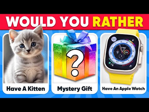 Would You Rather - MYSTERY Gift Edition 🎁🤔 Quiz Galaxy