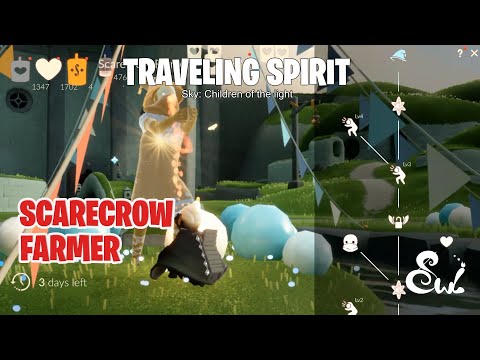 Traveling Spirit: Scarecrow Farmer Friendship Tree - Sky: Children of the Light