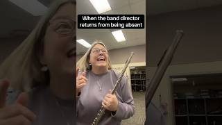 Nothing worse than a sub in band #middleschoolband #band #banddirector #substituteteacher #bandclass