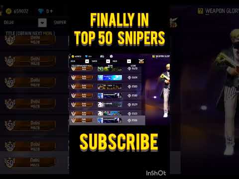 finally in Top 50 snipers 😈 #freefiremax #shorts #freefire #shortsvideo #viral #short #ff