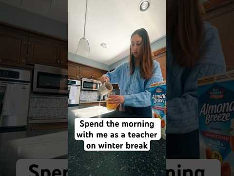 Morning in my life as a teacher on winter break #teacherlife #winterbreak #vlog