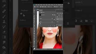 EASY DIGITAL MAKEUP USING PHOTOSHOP | ADOBE | REALISTIC MAKEUP #shortsvideo #viral #editing