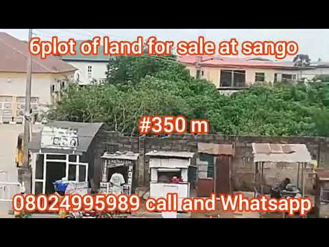 6 plot of land for sale at sango for #350M