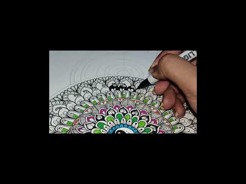 A Very Beautiful Story of Mandala Art@theartofsakshi  #beautiful #art #viral #mandala #drawing #art