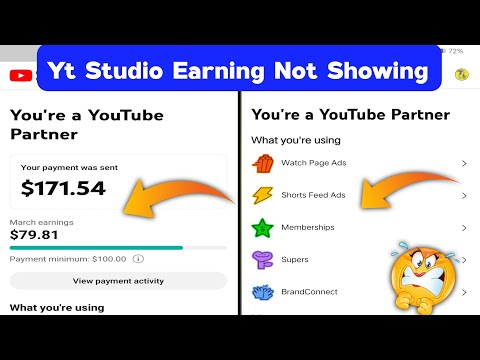 yt studio earnings not showing | yt studio earnings not showing problem |