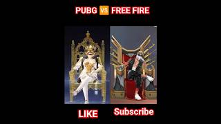 free fire 🆚 pubg fact short video😈|| free fire all emotes💯_PUBG ATTITUDE 🥵.