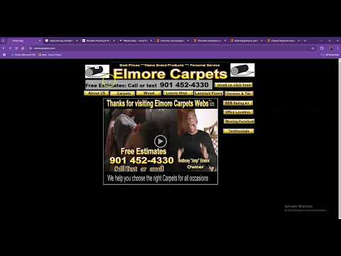 Website Analysis Video for Elmore Carpets