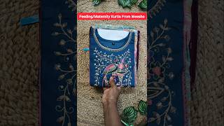 Meesho Latest Feeding/Maternity Kurtis Haul #under350 100% recommend #shorts #yt #viralreels #trend