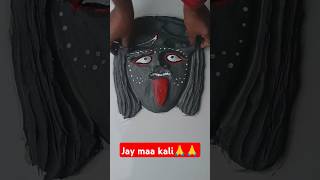 Maa kali face making video°1🚩🛕 #shorts #youtubeshorts #kalimurti