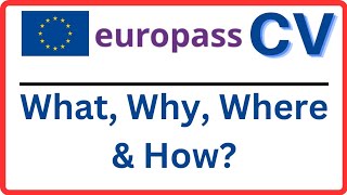 What is Europass CV? How to make Europass CV