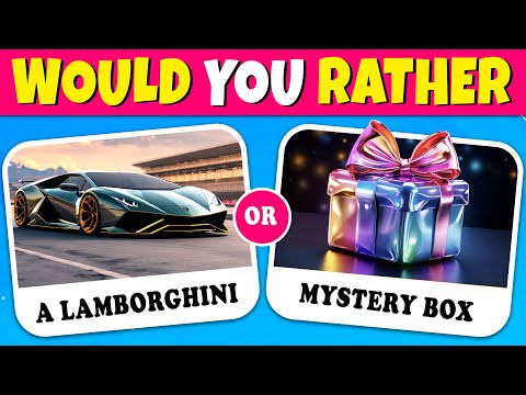 Would You Rather...? MYSTERY Gift Edition 🎁 Quiz Rainbow