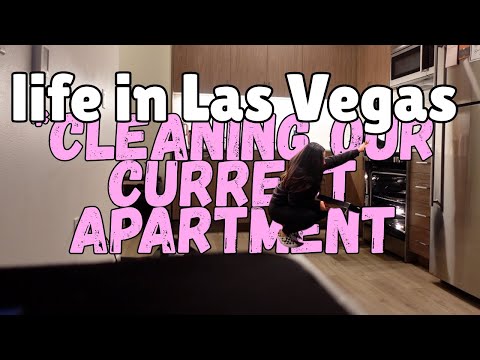 Life in LAS VEGAS *cleaning our current apartment #fyp