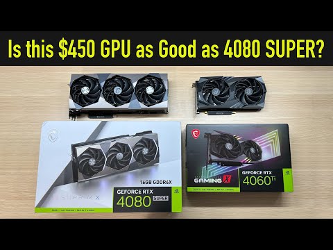 4K Gaming Face-Off: RTX 4080 SUPER vs RTX 4060 Ti 16GB