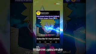 The moment When Boruto Accidentally  awaken Jogan and use Power #animeedit #anime#shorts  #viral#amv