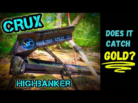 Testing the Gold Trek HighBanker by Crux Prospecting and finding Gold