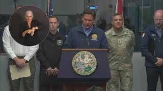 Gov. Ron DeSantis gives Hurricane Milton update from Fort Pierce