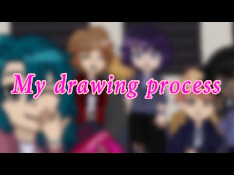 My drawing process (Also TMF’s fanart :3)