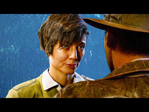 Gina and Indy All Romance Scenes & Full Love Story - Indiana Jones and the Great Circle