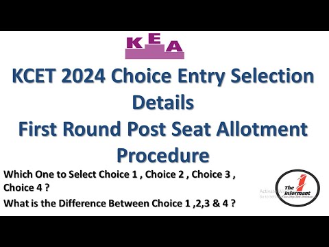 How to Do KCET Choice Entry 2024|KCET Second Round Choice Selection| UGCET Choice Entry process