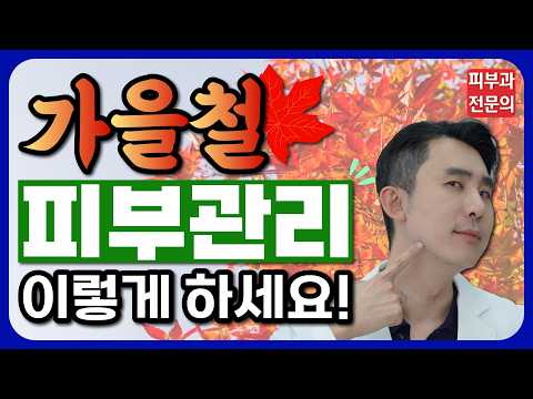 가을철 피부관리법! - 집에서 피부 좋아지는법 알려드립니다! 뒤집어지기 전에 미리미리 예방하세요!