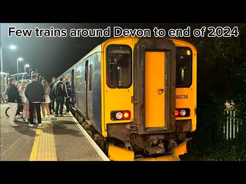 Few trains around Devon to end of 2024 December 31st 2024