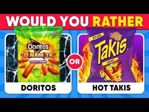 Would You Rather? Snacks & Junk Food Edition 🍿🍕🍔 Daily Quiz