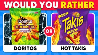 Would You Rather? Snacks & Junk Food Edition 🍿🍕🍔 Daily Quiz